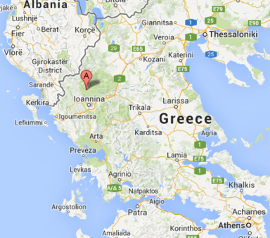 מפת יוון